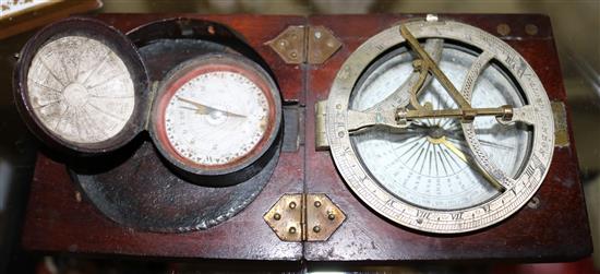 2 compasses